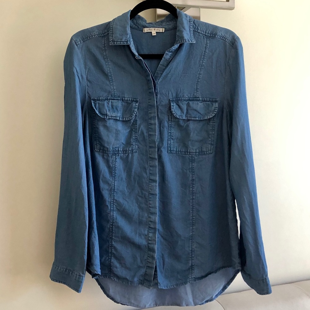 Willow & Clay Chambray Shirt XS